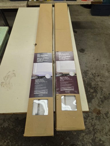 Faux wood blinds