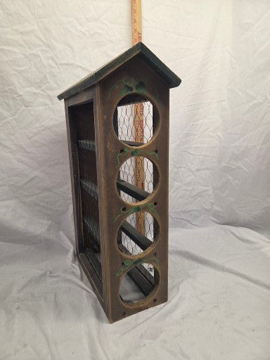 Decorative wine bottle rack
