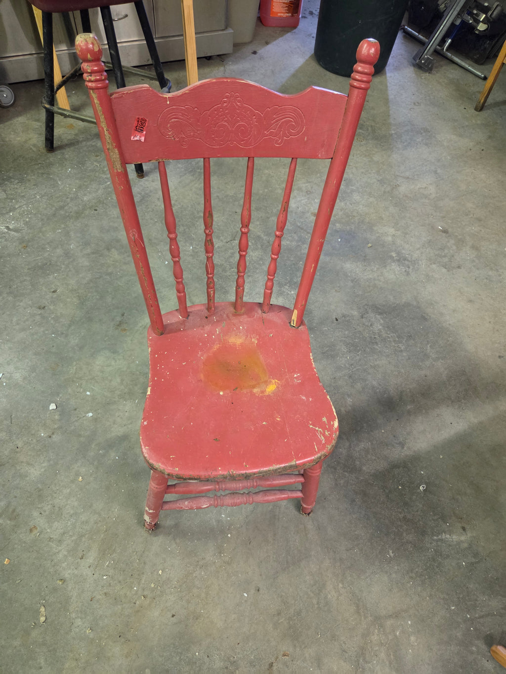 Red Farmhouse Chair