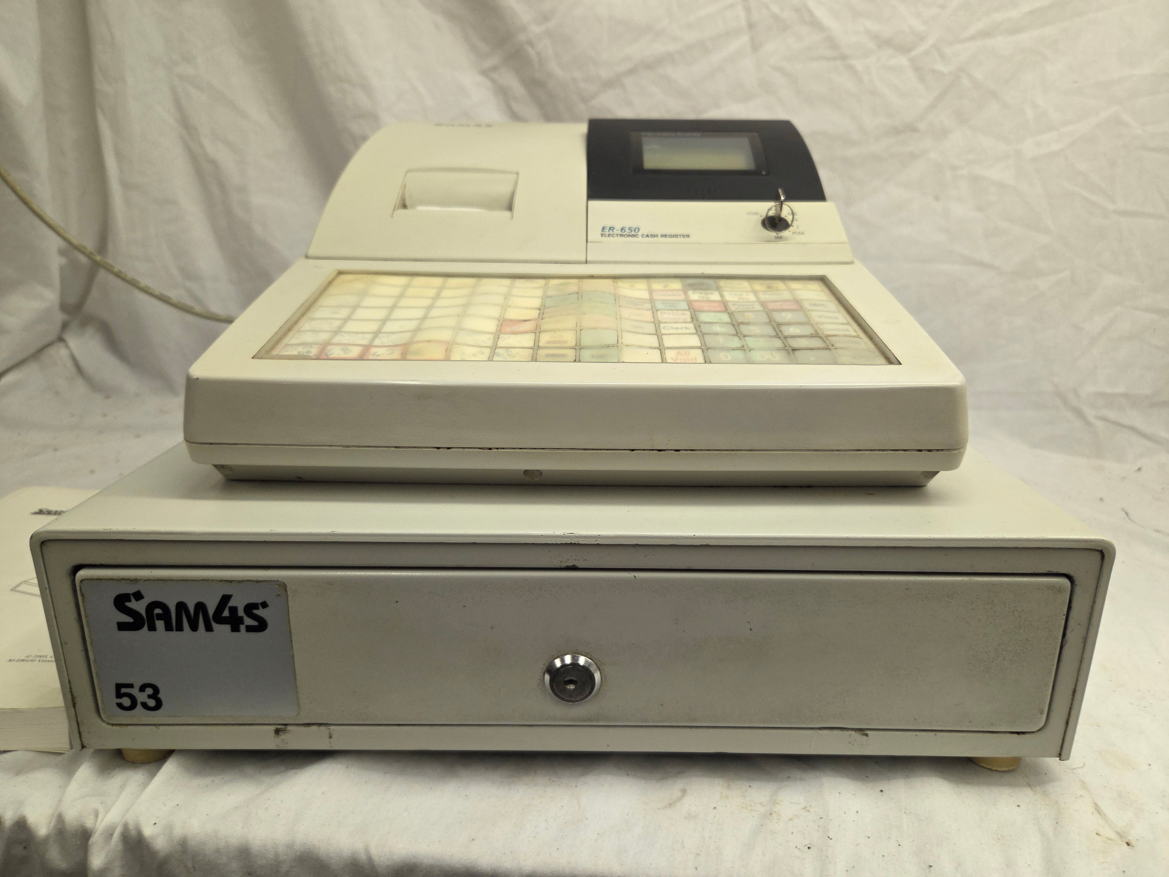 Samsung ER-650 Cash Register with Cash Drawer