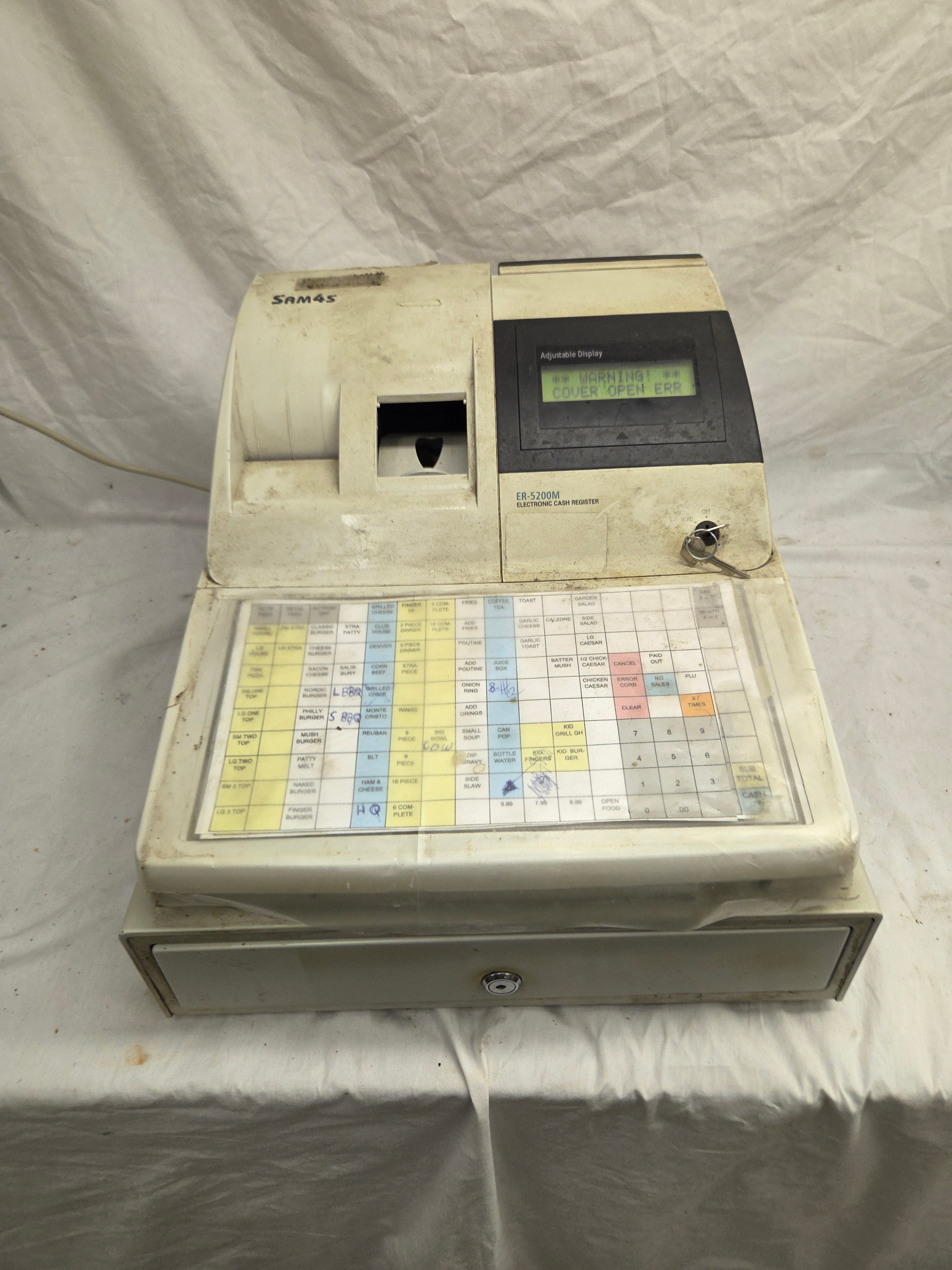 Samsung ER-5200M Cash Register with Cash Drawer