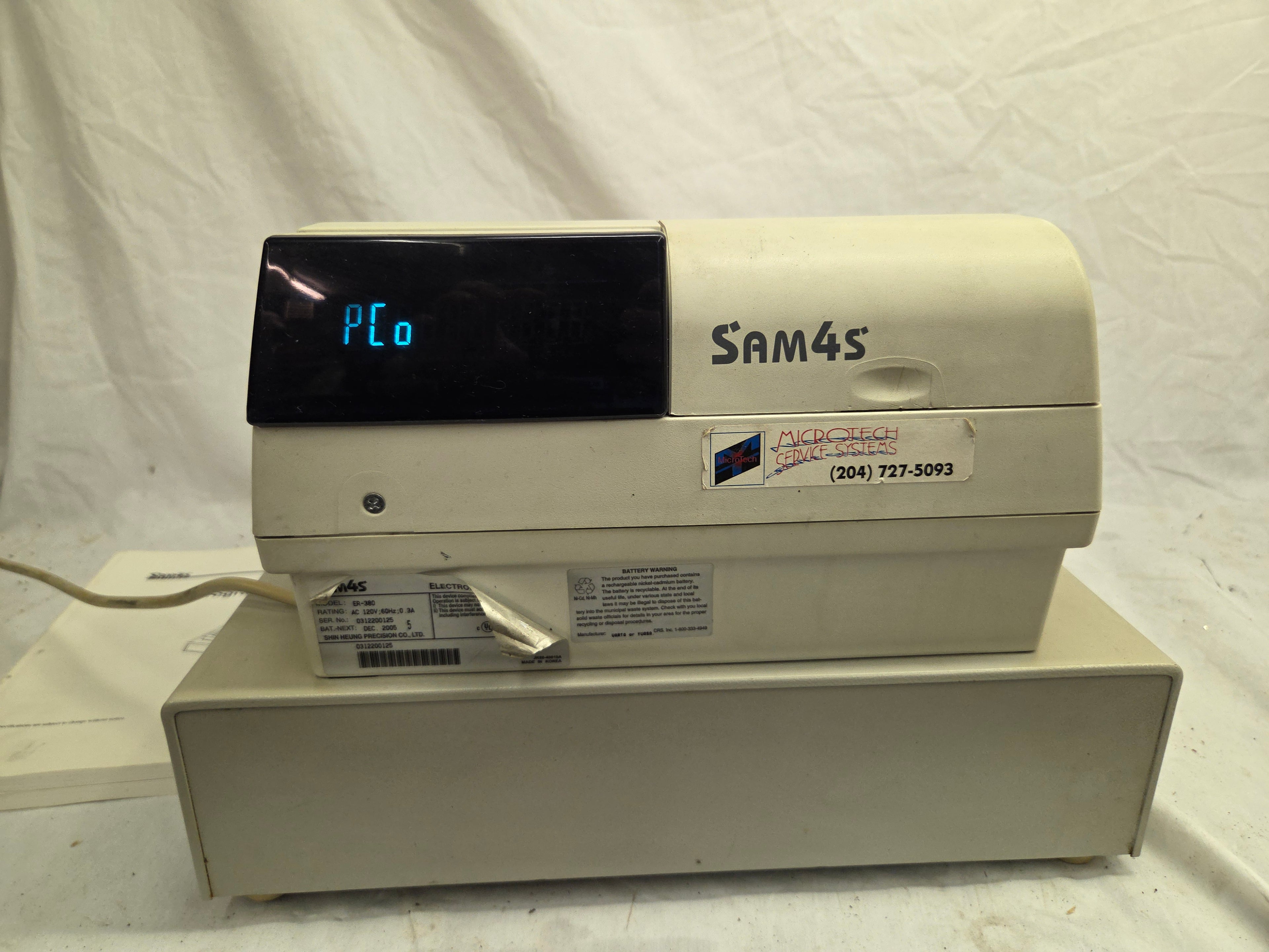 Samsung ER-380 Cash Register with Cash Drawer
