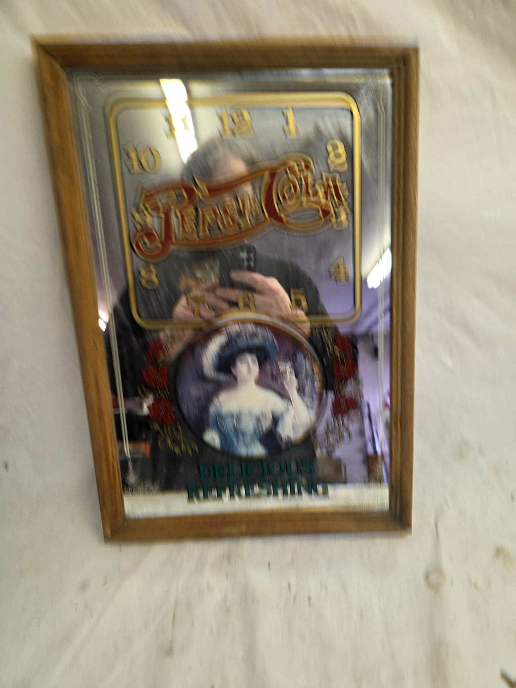 Vintage Pepsi Cola Clock