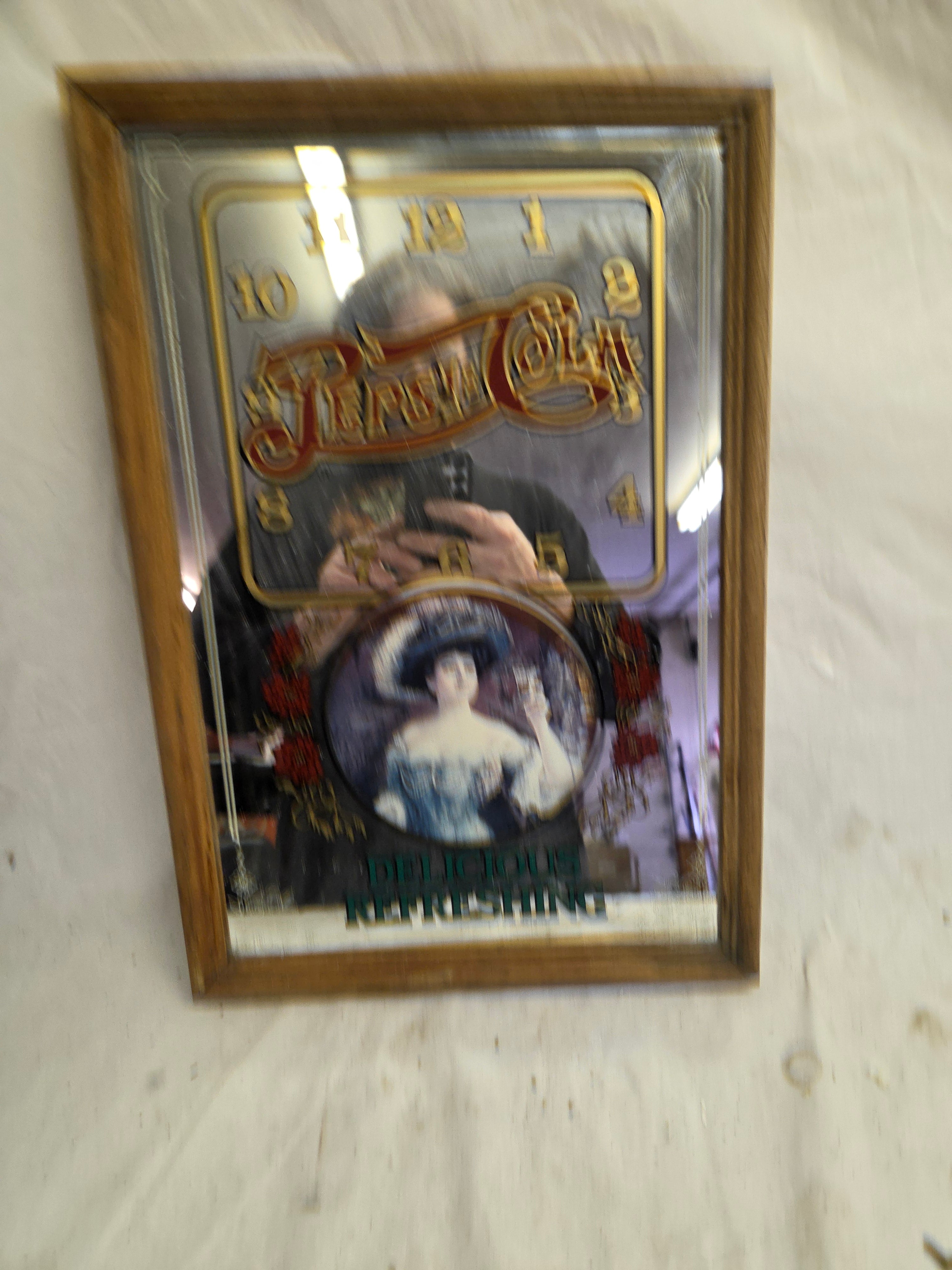 Vintage Pepsi Cola Clock