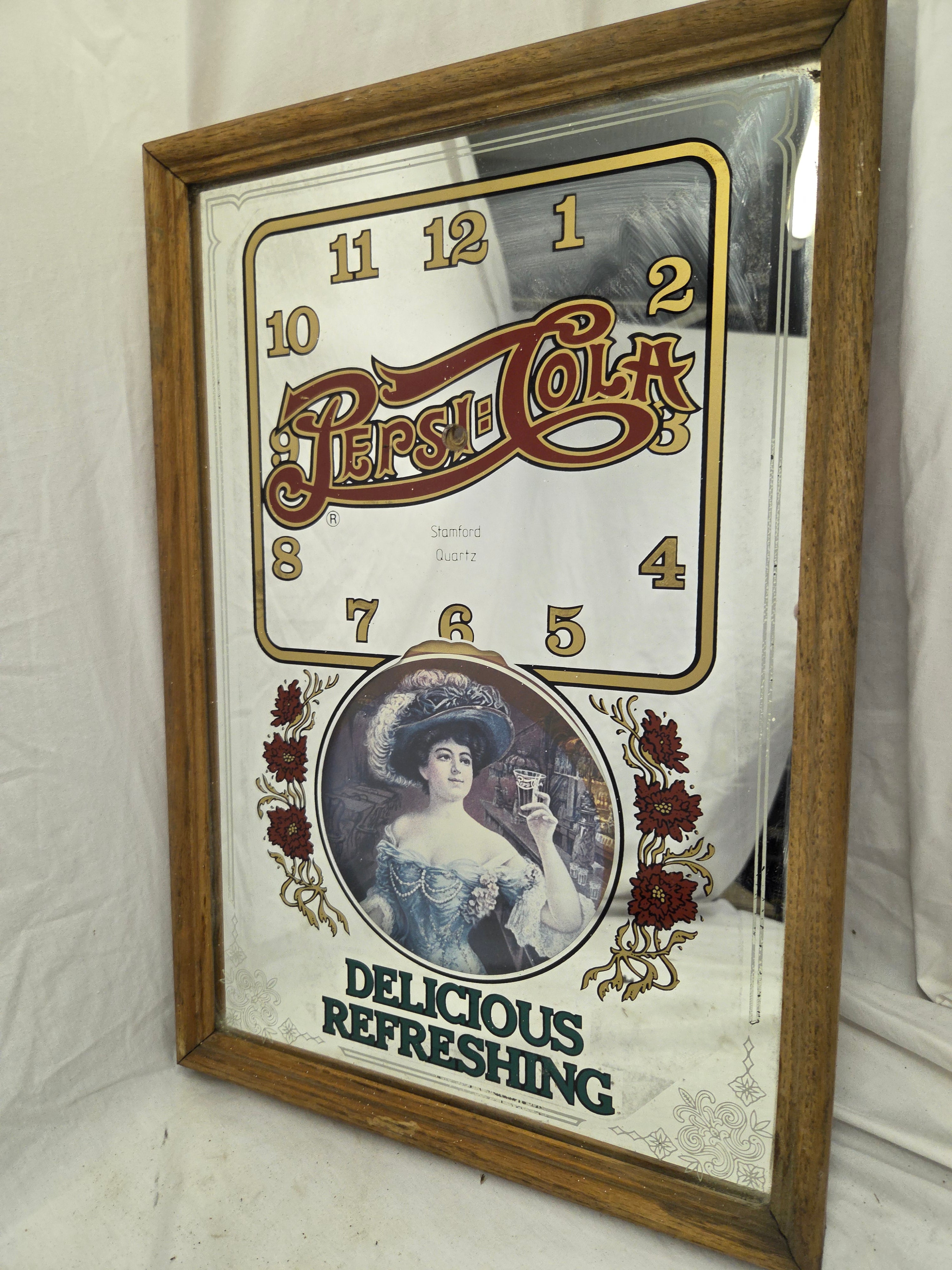 Vintage Pepsi Cola Clock
