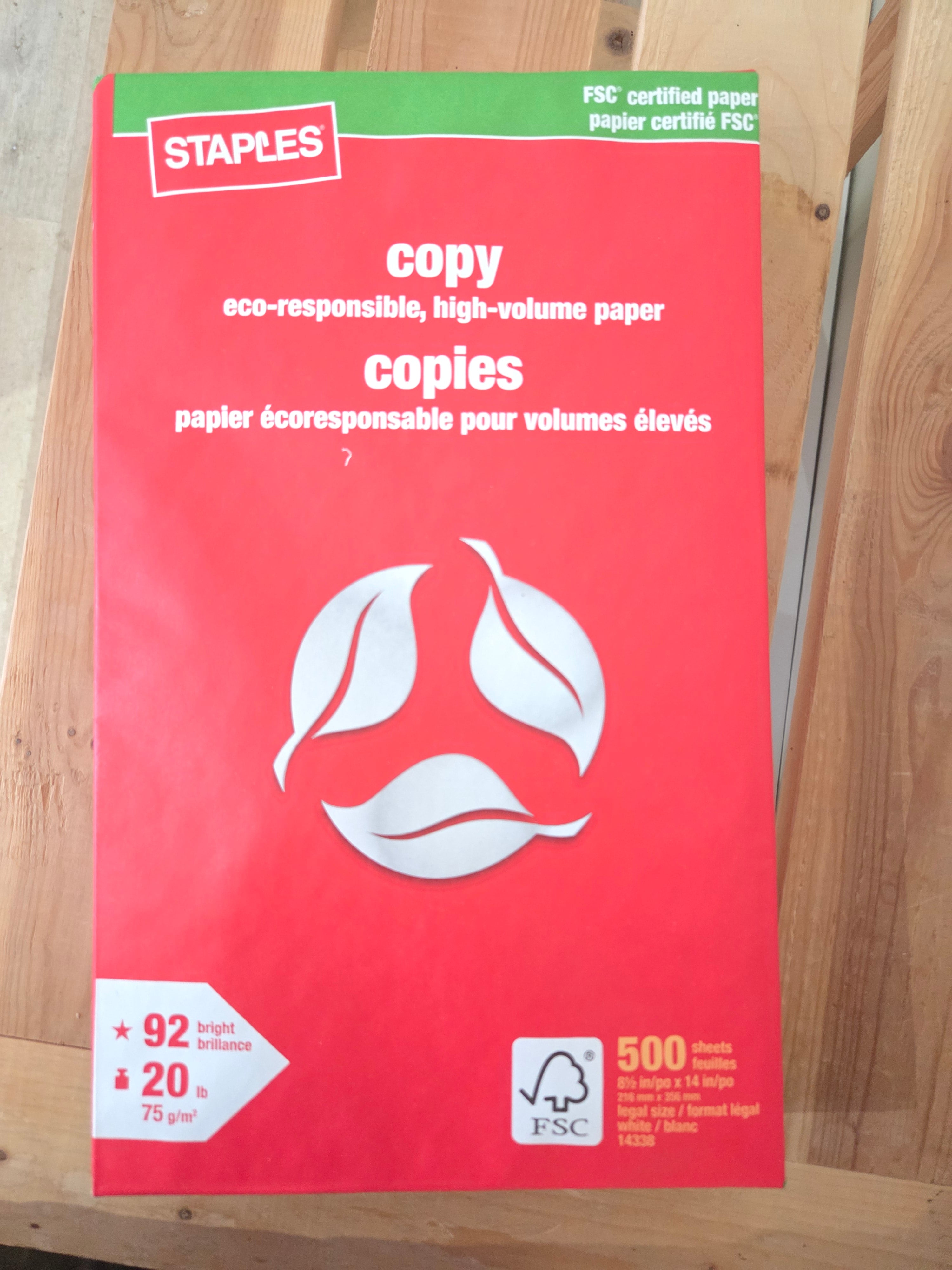 Copy Paper (Legal Size)