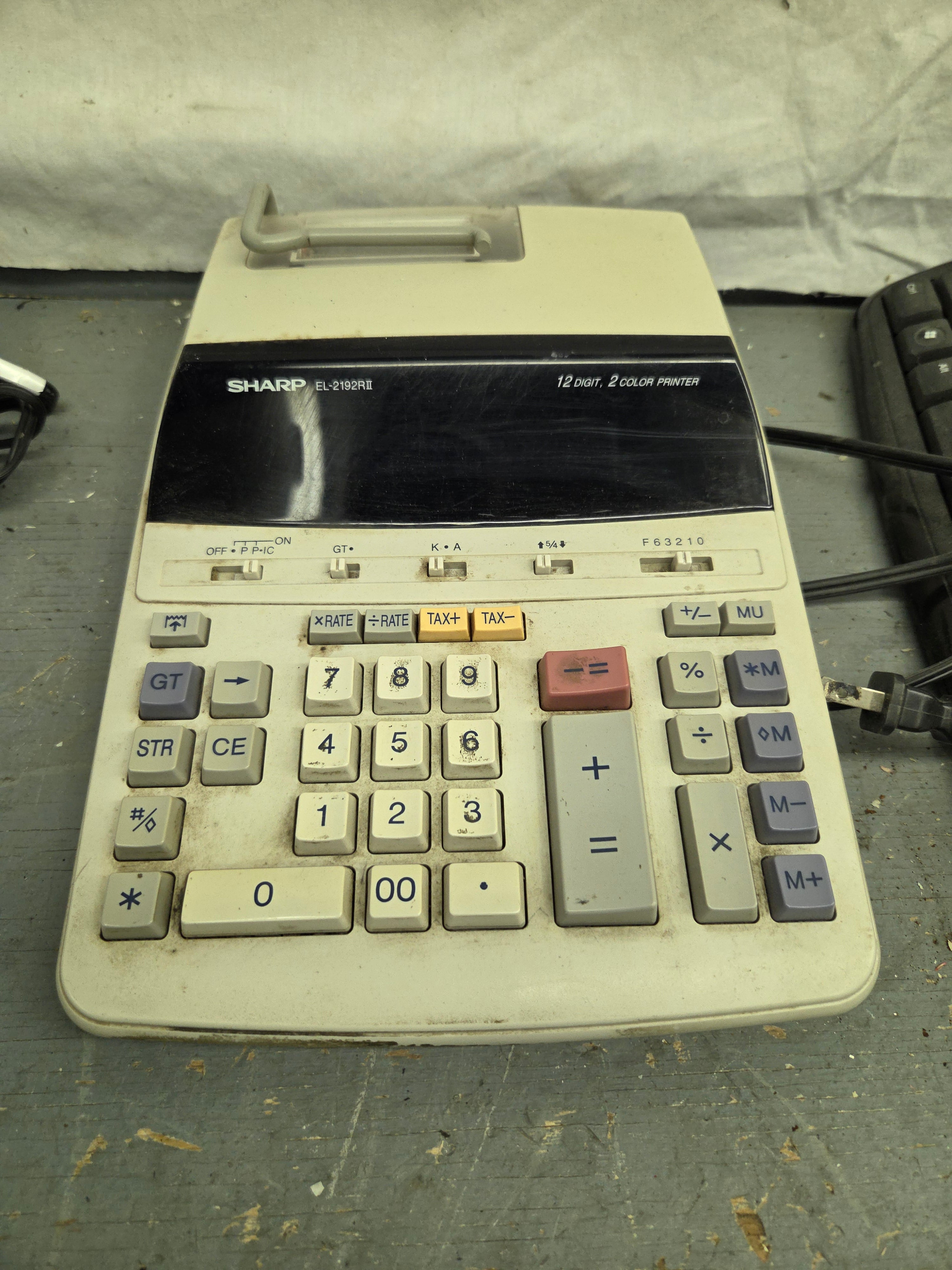Sharp Electric Adding Machine