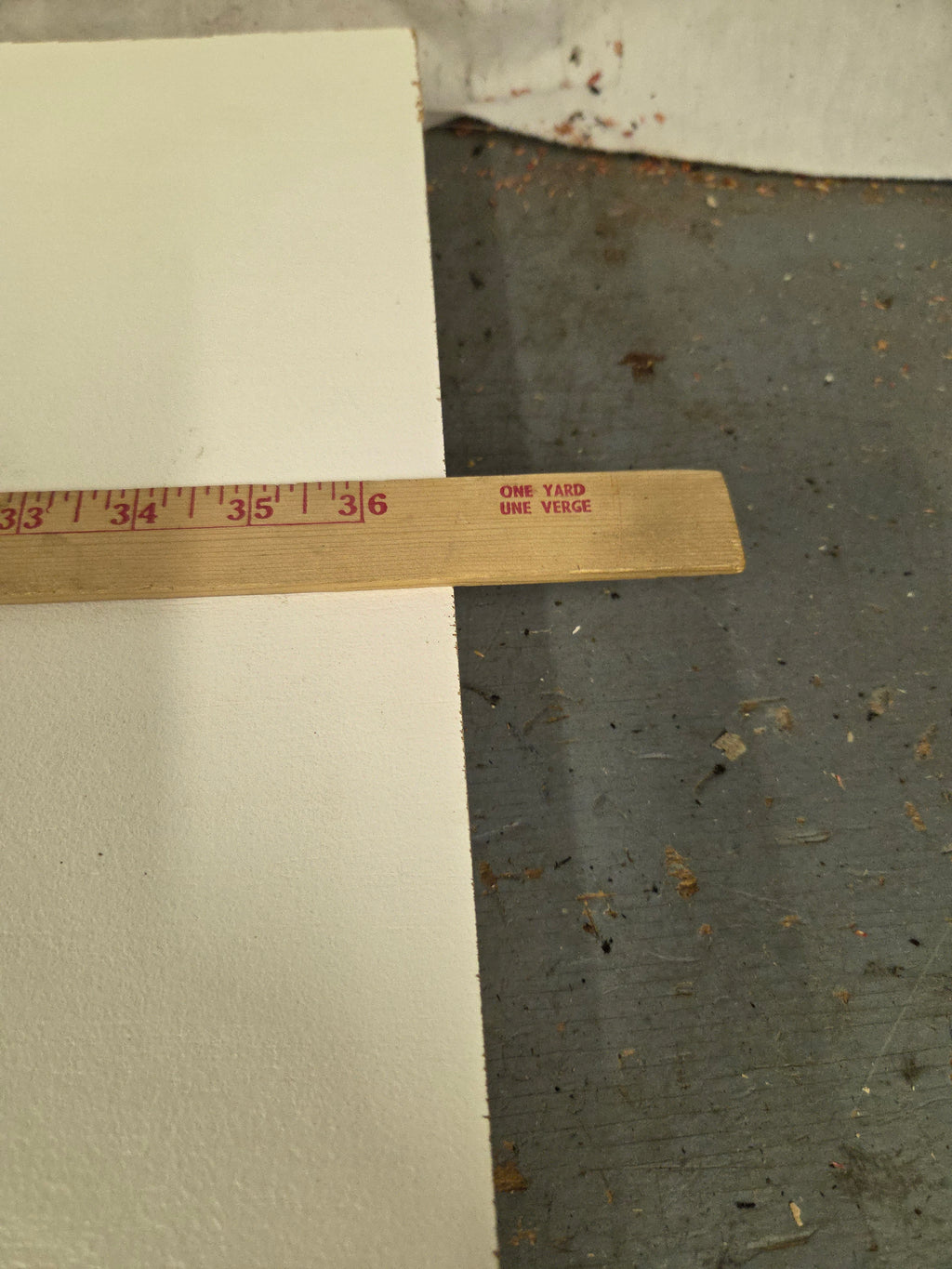 Slab of White MDF Board