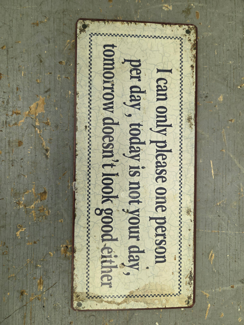 Metal Sign
